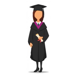 量身訂造澳門大學學士人文學院(FAH)畢業袍  黑色方帽黑色流蘇 紫色v領披肩 學士畢業袍製衣廠DA153 量身訂造澳門大學學士人文學院(FAH)畢業袍  黑色方帽黑色流蘇 紫色v領披肩 學士畢業袍製衣廠DA153